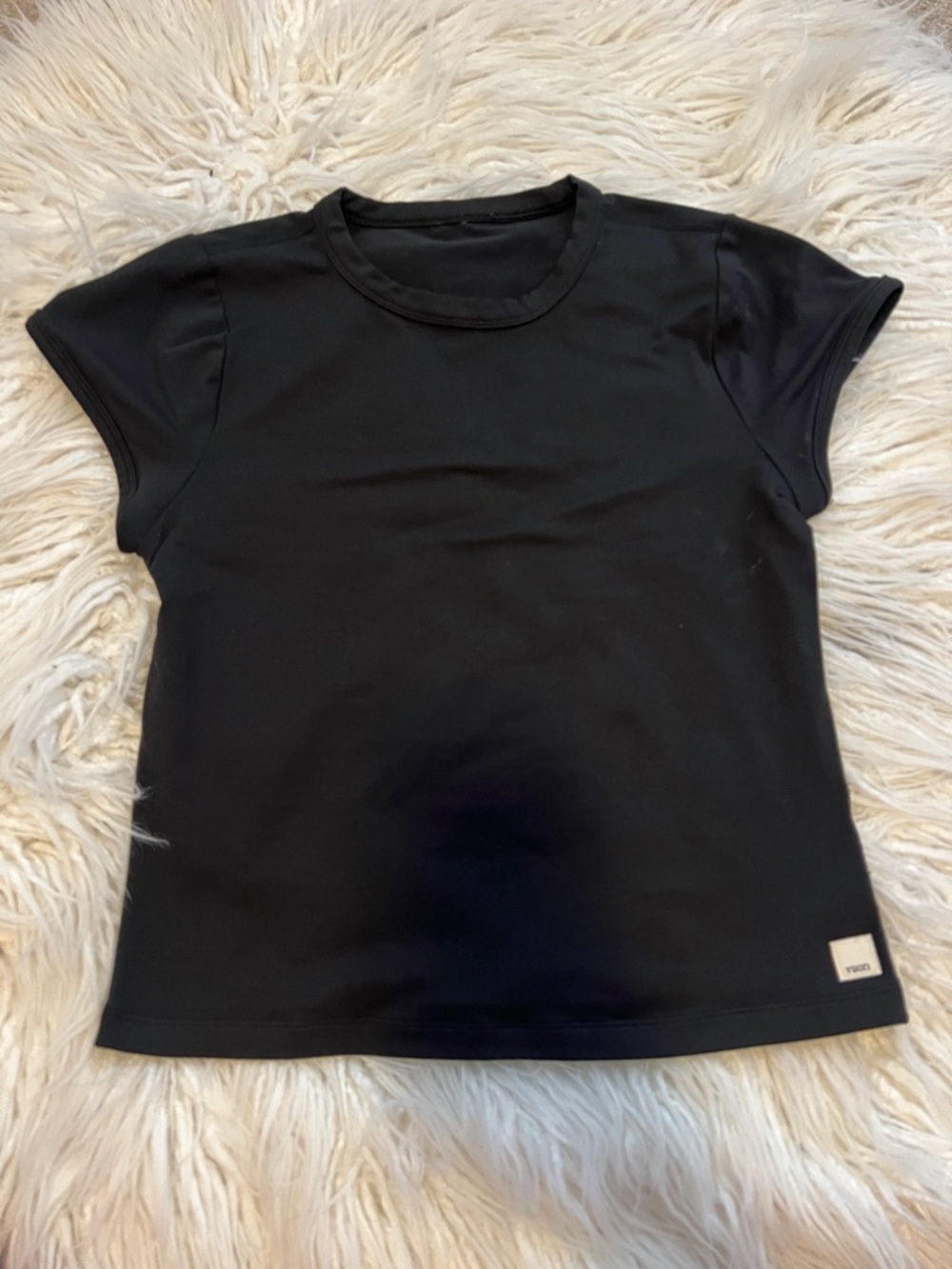 Vuori Halo Baby Tee Black